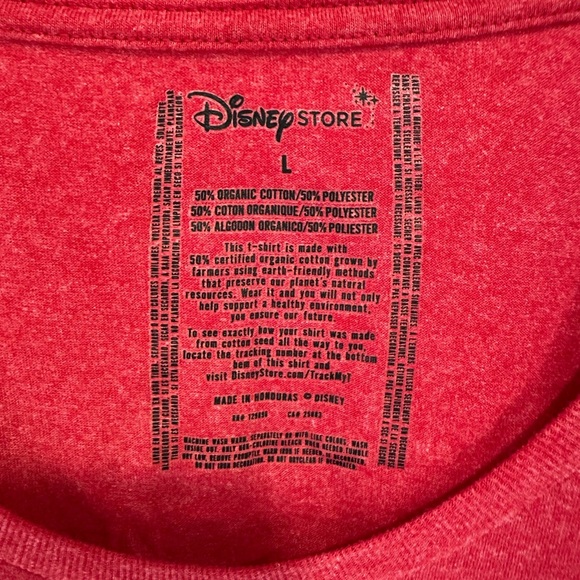 Disney Women's Red Graphic T-Shirt - Picture 3 of 3